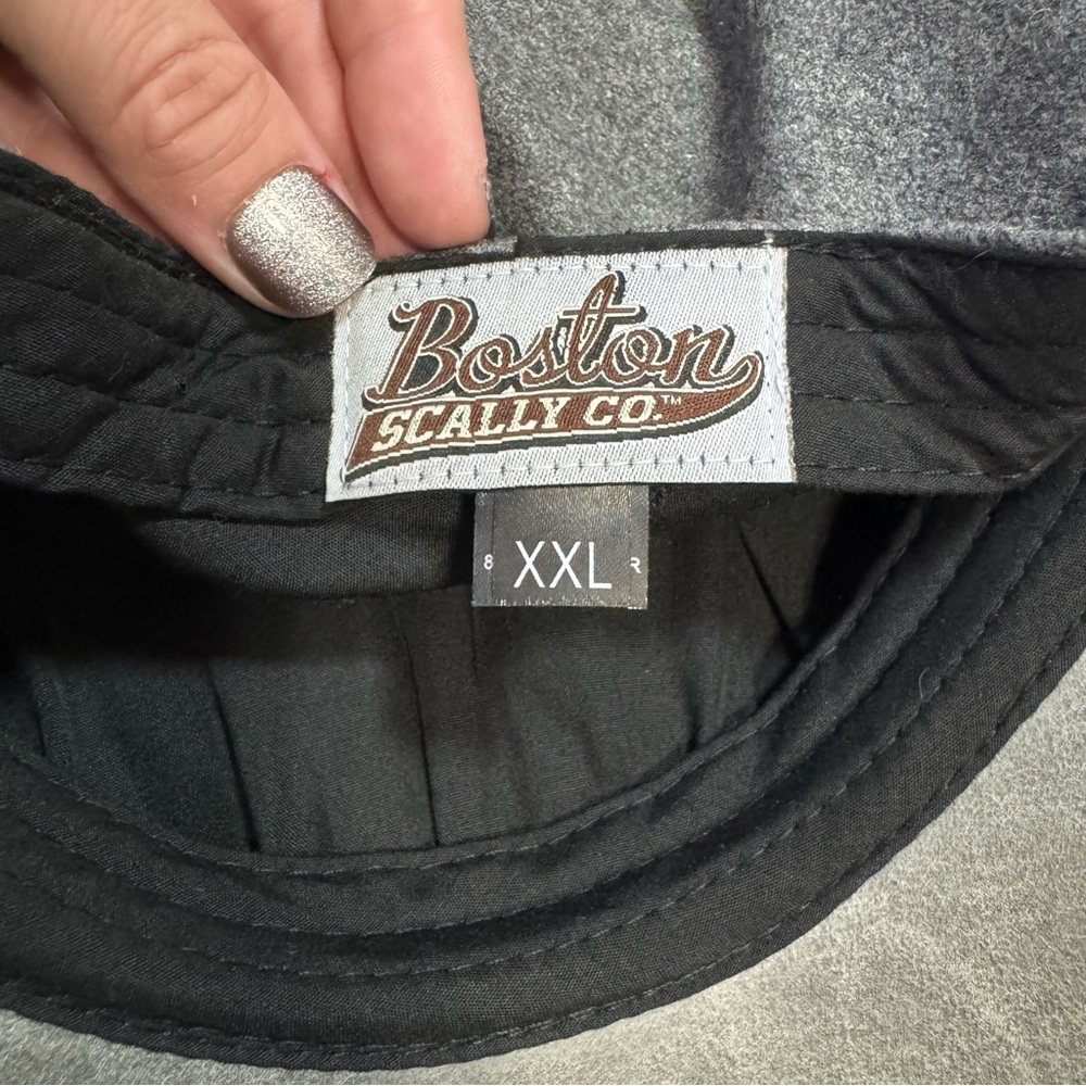 Boston Scally Company Classic Gray Men's 6 Panel Cap Hat, Size XXL - Picture 7 of 9
